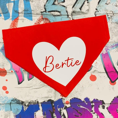 HEART NAME BANDANA