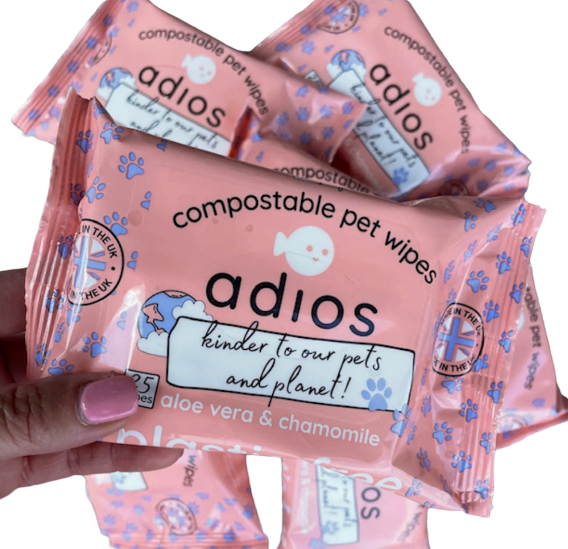 ADIOS PLASTIC PET WIPES