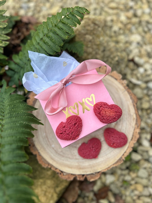 BEETROOT KISSES VALENTINES BISCUIT BAG