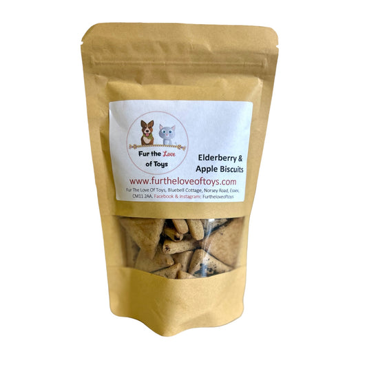 ELDERBERRY & APPLE BISCUITS 150g