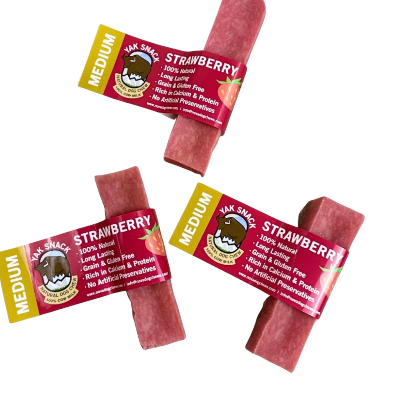 STRAWBERRY YAK CHEW M & L