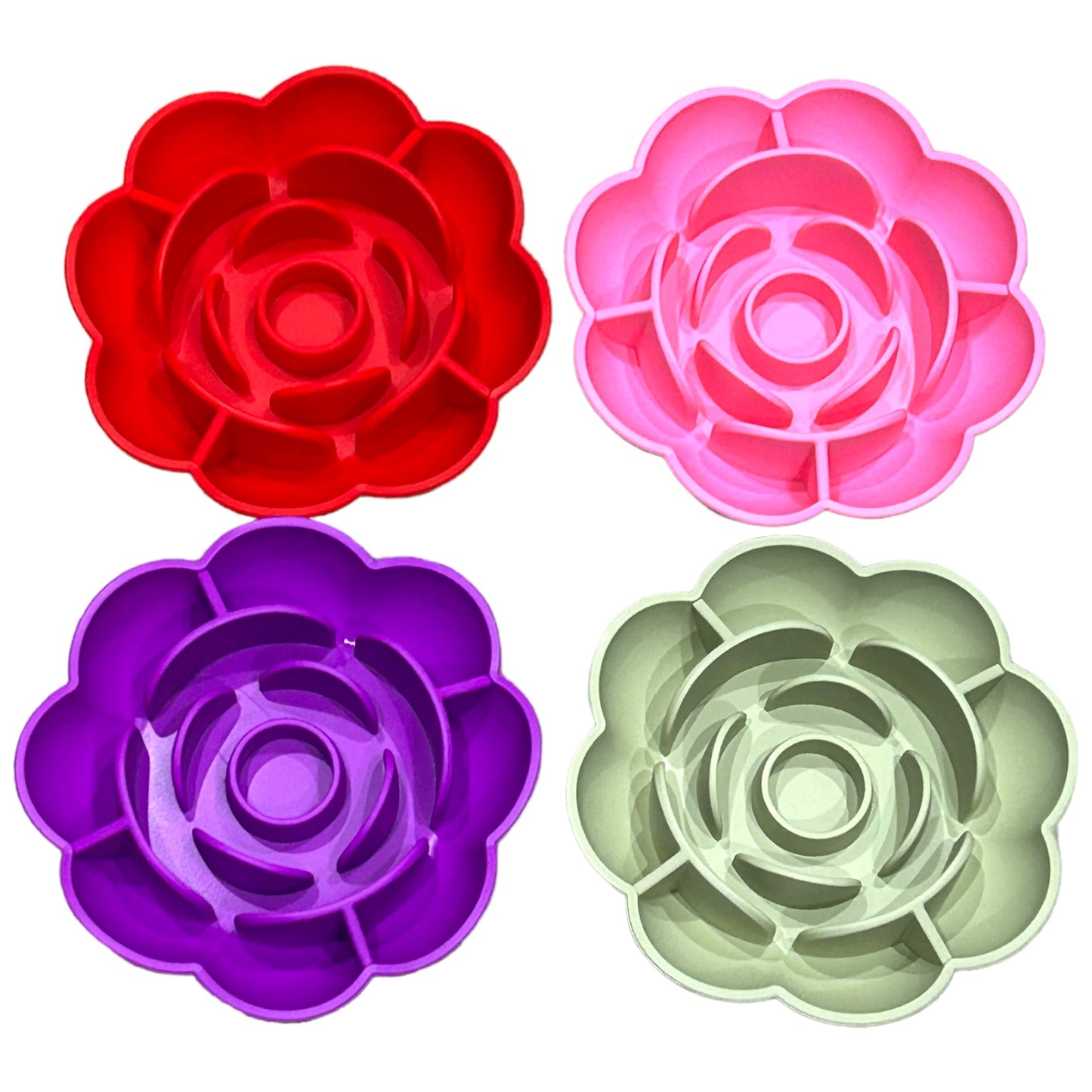 FLOWER SILICONE SLOW FEEDER BOWL