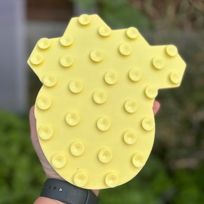 HONEY POT & BEE SILICONE LICK MAT WITH SUCTION CUPS