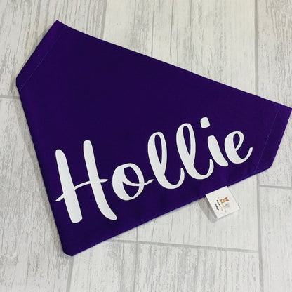 PERSONALISED COLOUR BLOCK BANDANA