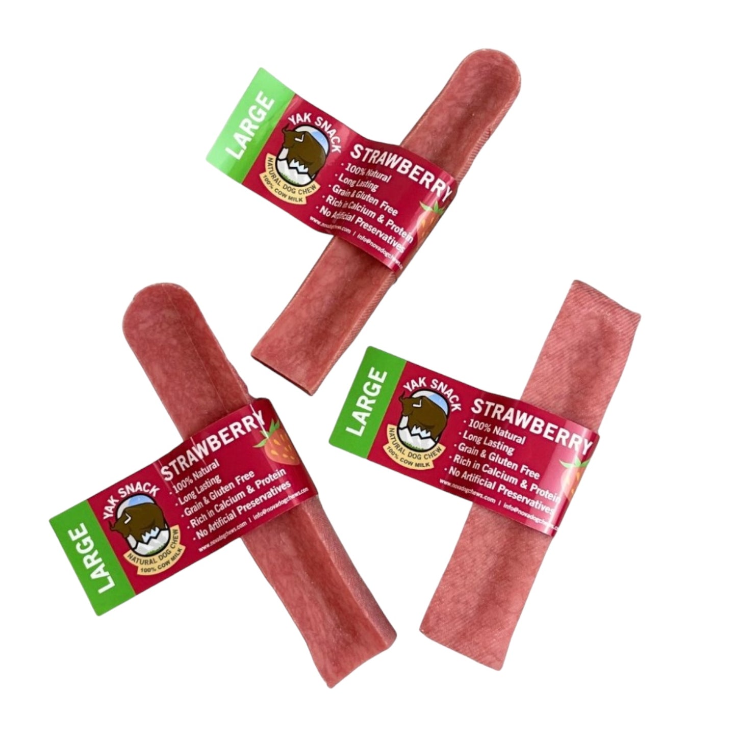 STRAWBERRY YAK CHEW M & L