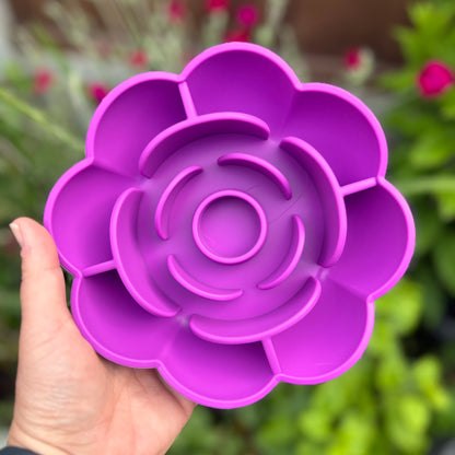 FLOWER SILICONE SLOW FEEDER BOWL