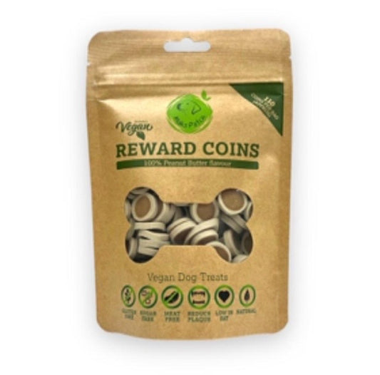 PEANUT BUTTER COINS TRAINING TREATS 100G