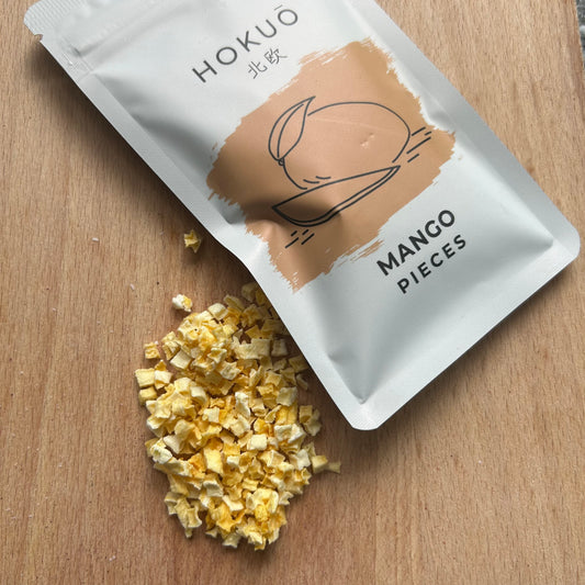 HOKUO FREEZE DRIED MANGO PIECES/ SPRINKLES 100g