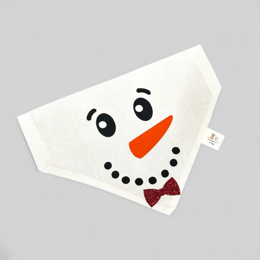 SMILEY SNOWMAN BANDANA