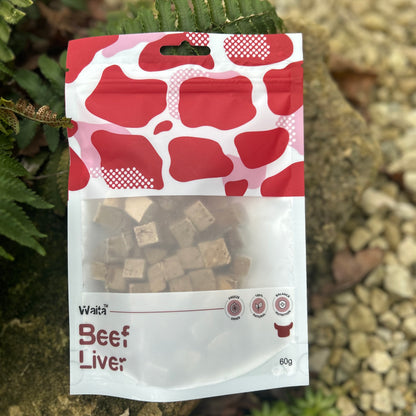 WAITA FREEZE DRIED BEEF LIVER CUBES