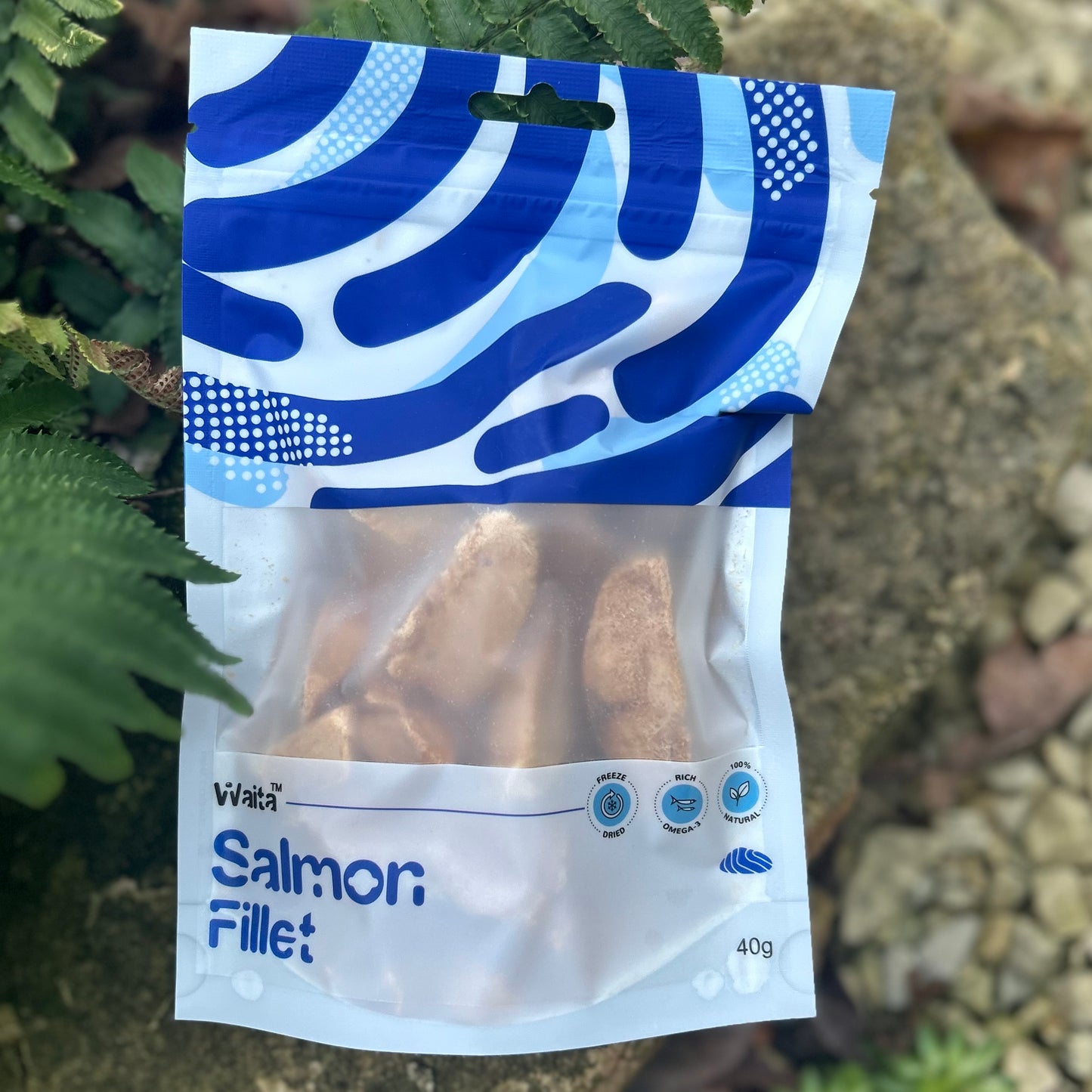 WAITA FREEZE DRIED SALMON FILLET CHUNKS