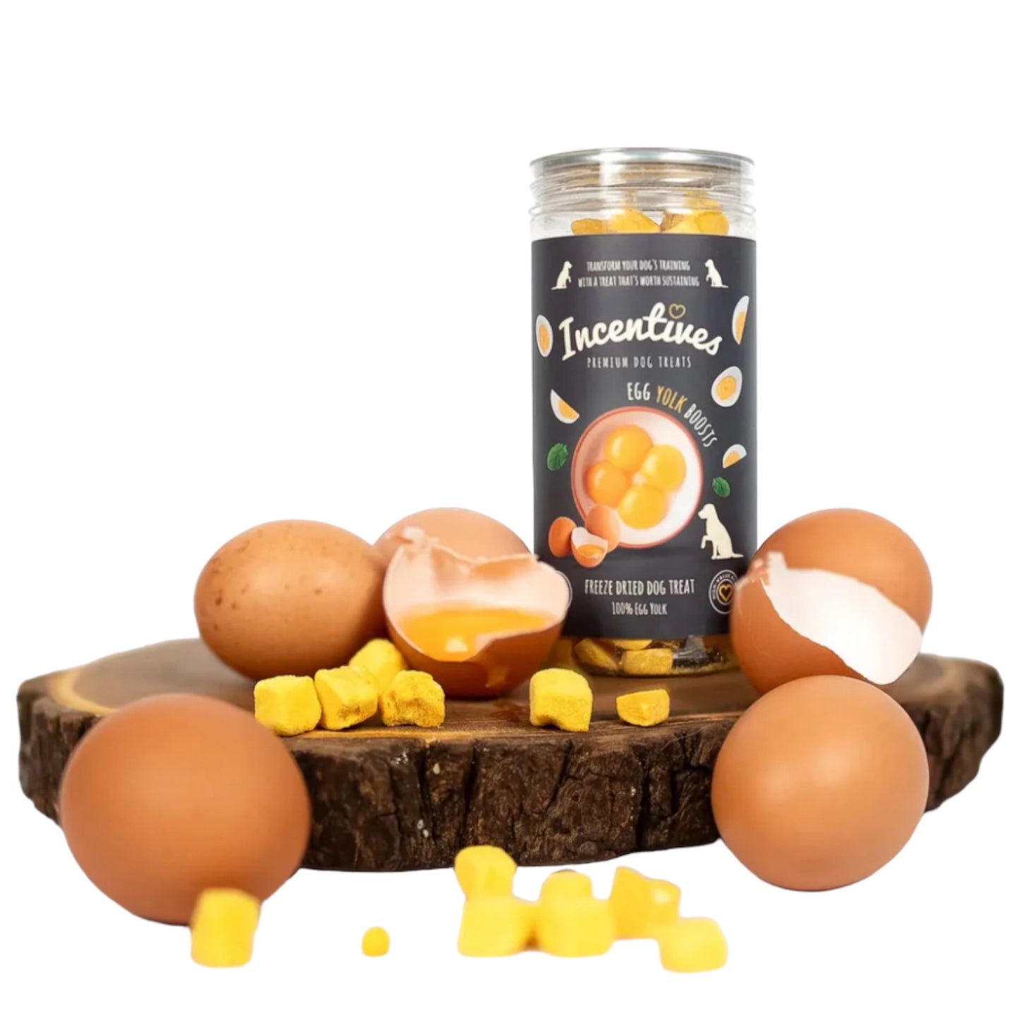 INSCENTIVES EGG YOLK BOOSTS TRAINING TREAT/ MEAL TOPPER