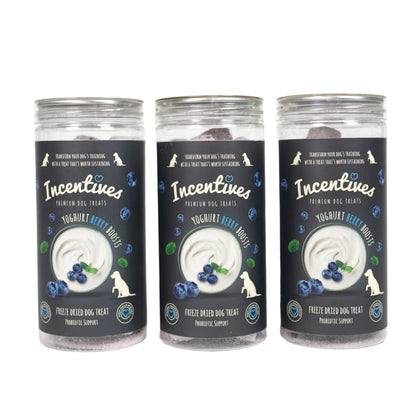 INSCENTIVES YOGHURT BERRY BOOST TRAINING TREAT MEAL TOPPER