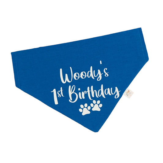 PERSONALISED BIRTHDAY BANDANA