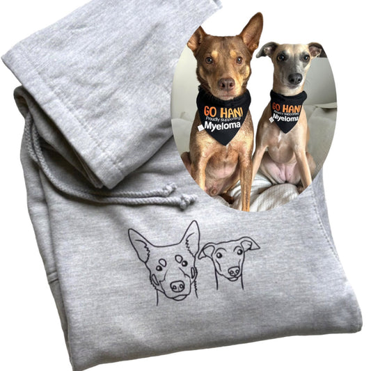 PET PAW-TRAIT PERSONALISED HOODIE