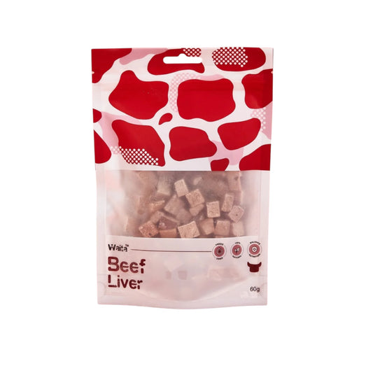 WAITA FREEZE DRIED BEEF LIVER CUBES